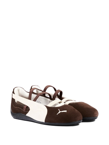  Puma Kids Strap Ballerina - Brown 