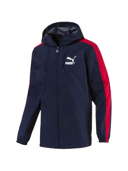  Puma Logo-print Hooded Jacket - Blue 