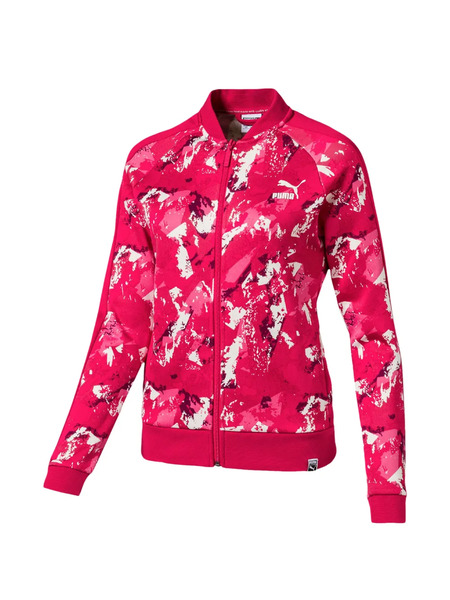  Puma Printed Track Jacket - Pink 