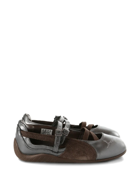  Puma Speedcat Buckle-strap Ballet Flats - Grey 