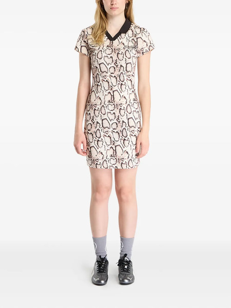  Puma X A$ap Rocky Snake-pattern Mini Dress - Neutrals 