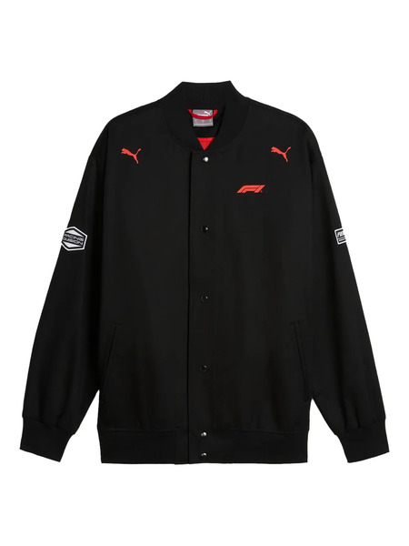  Puma X F1 Logo-appliqué Bomber Jacket - Black 