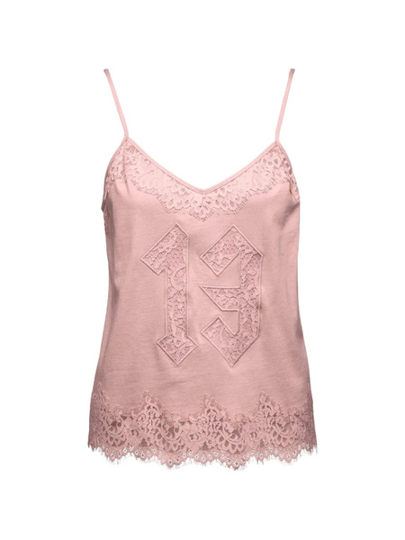  Puma X Fenty By Rihanna Lace-trim Top - Pink 