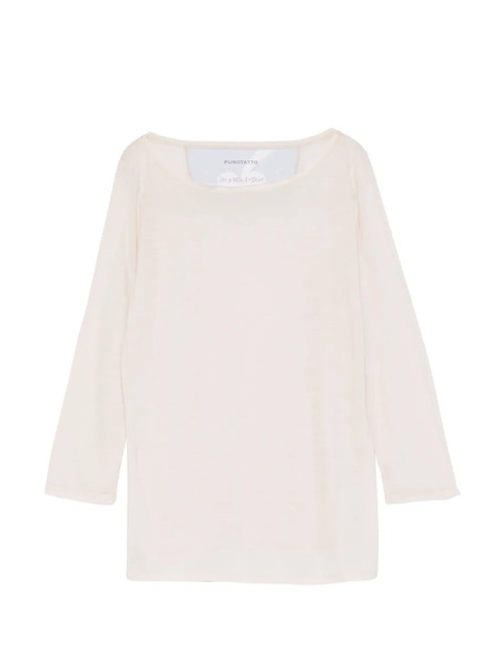  Purotatto Long-sleeved Top - Neutrals 