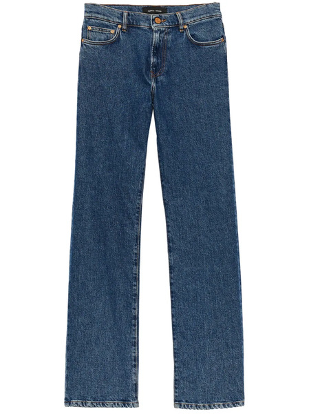  Purple Brand Cut-out Flared Jeans - Blue 