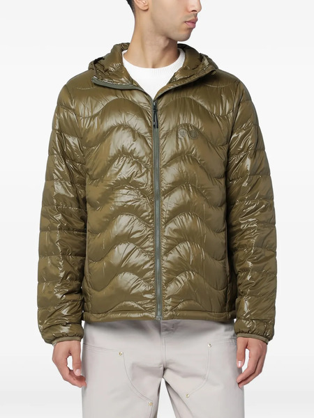  Purple Mountain Observator Quilted Hooded Jacket - Green 
