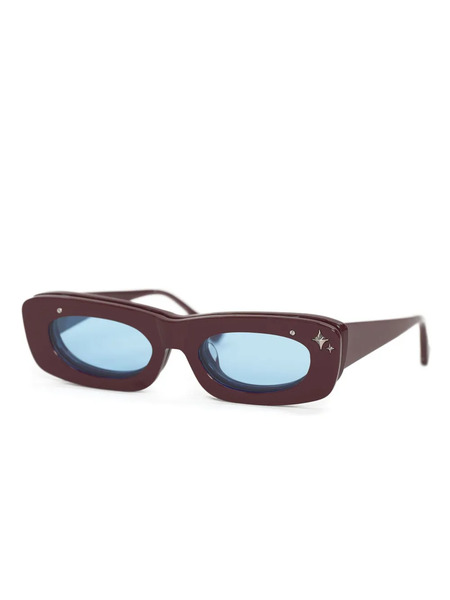  Pushbutton X Grey Ant Flip Up Sunglasses - Red 