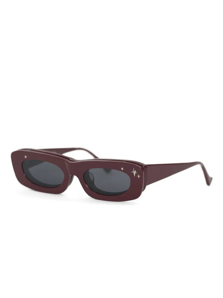  Pushbutton X Grey Ant Flip Up Sunglasses - Red 