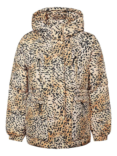  Pyrenex Hooded Leopard-print Jacket - Neutrals 