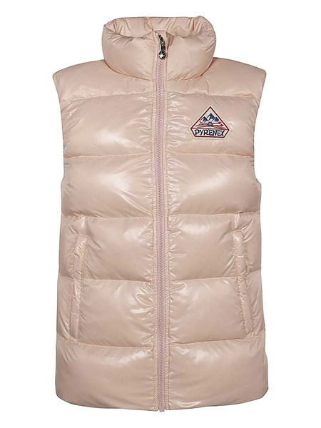  Pyrenex Quilted Logo Gilet - Neutrals 