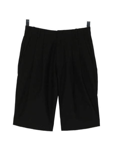  Qasimi Pleated Tailored Shorts - Black 