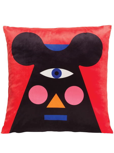  Qeeboo Oggian Mr. Mouse Cushion - Red 
