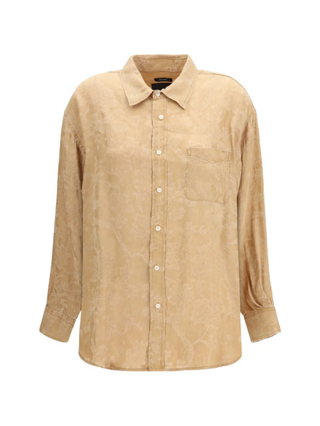  R13 Boyfriend Button-up Shirt - Orange 
