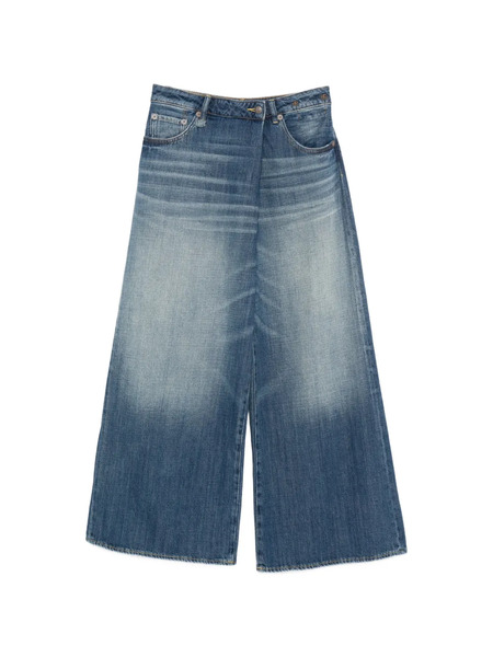  R13 Cotton Wide-leg Jeans - Blue 