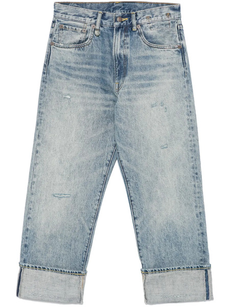  R13 Cuffed X-boyfriend Jeans - Blue 