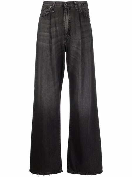  R13 Ellery Wide-leg Jeans - Grey 