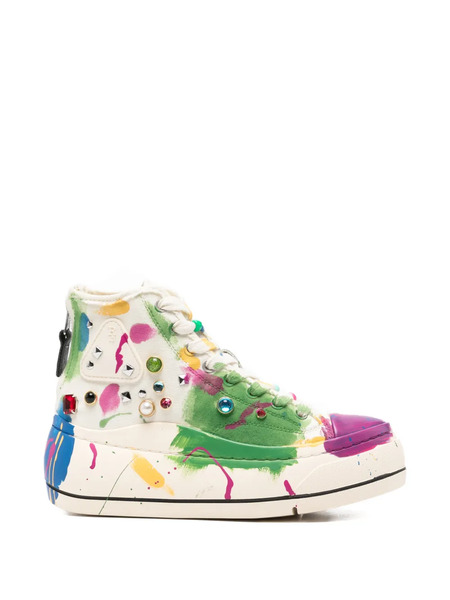  R13 Embellished Sneakers - Neutrals 