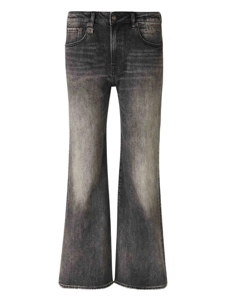  R13 Faded Cotton Jeans - Black 
