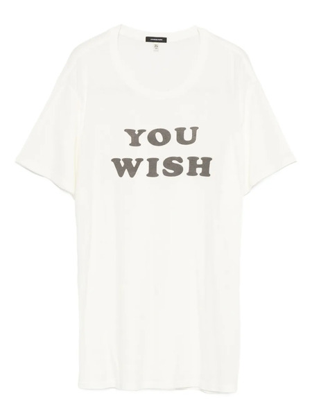  R13 Graphic-print T-shirt - Neutrals 