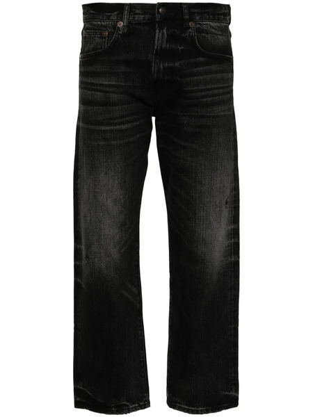  R13 High-rise Cropped Jeans - Black 