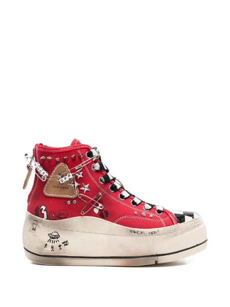  R13 Kurt Sneakers - Red 