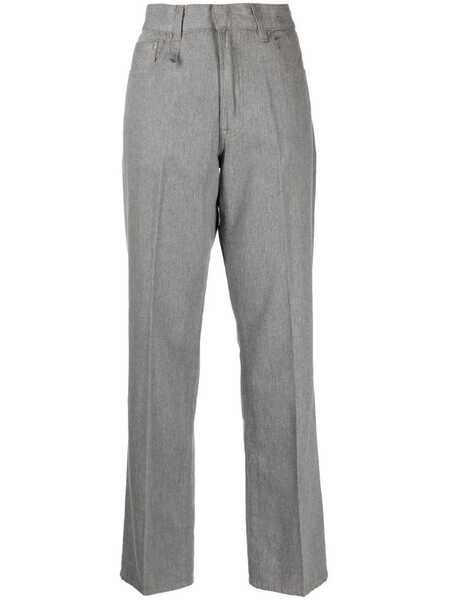  R13 Lemmy Mid-rise Straight-leg Jeans - Grey 