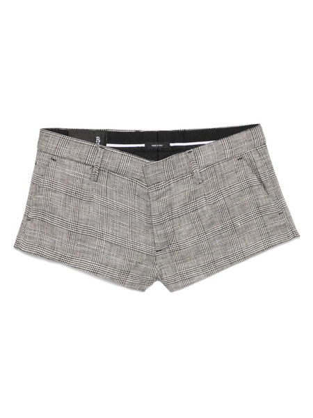  R13 Tailored Mini Shorts - Black 