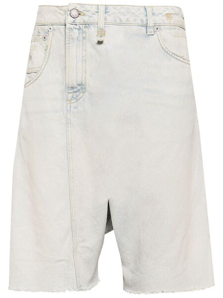  R13 Twister Asymmetric Denim Shorts - Blue 