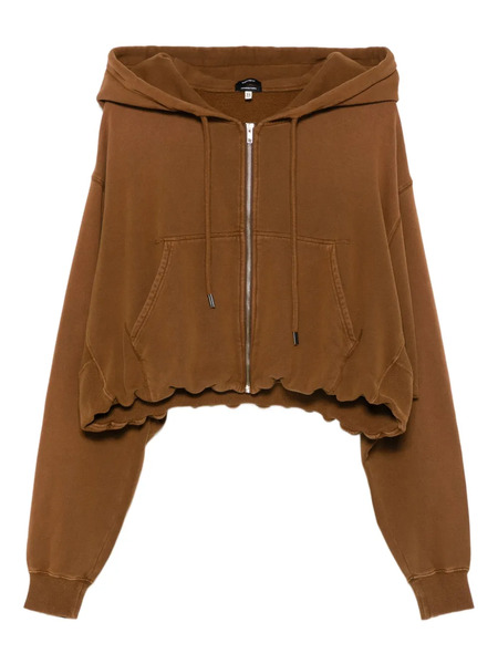  R13 Zip-up Hoodie - Brown 