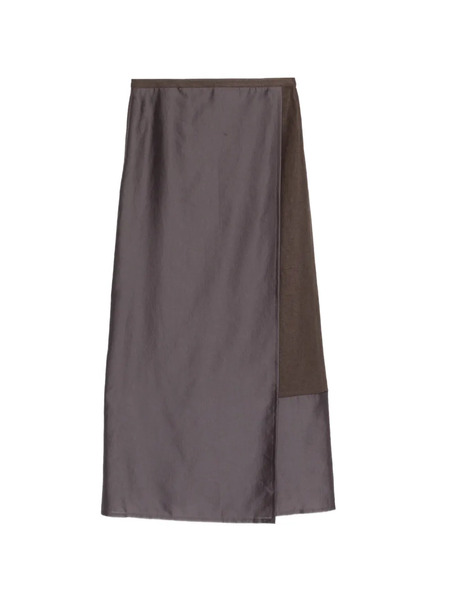  R2w Amora Colour-block Midi Skirt - Grey 