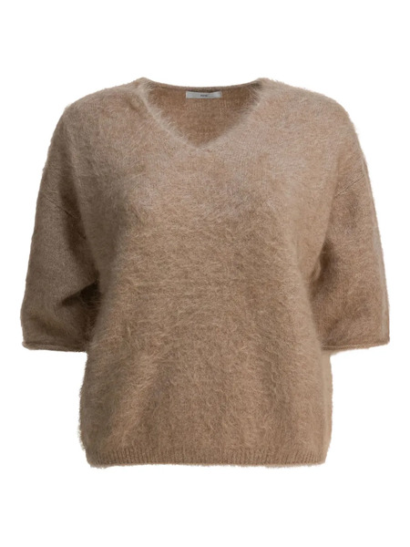  R2w V-neck Short-sleeve T-shirt - Neutrals 
