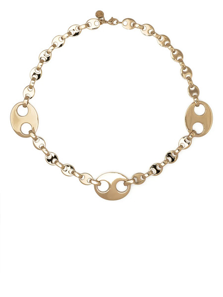  Rabanne Chain-link Choker Necklace - Gold 