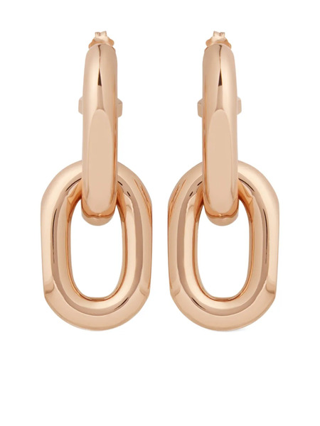  Rabanne Double Xl Link Earrings - Gold 