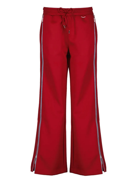  Rabanne Elasticated Side-zip Track Pants - Red 