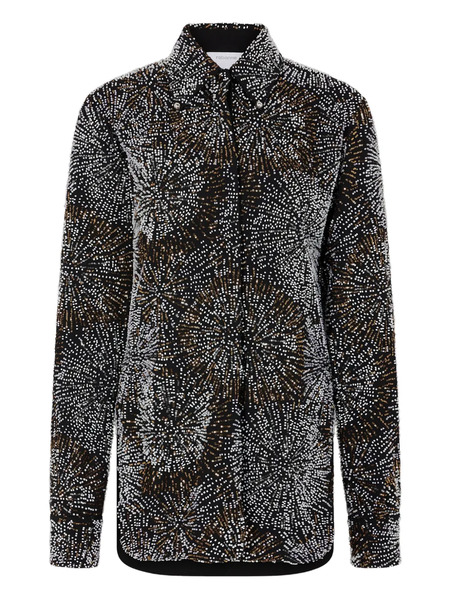  Rabanne Embroidered Shirt - Black 