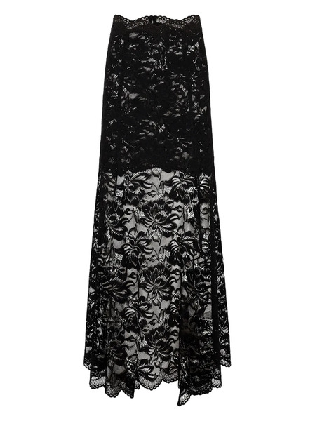  Rabanne Flared Maxi Skirt - Black 