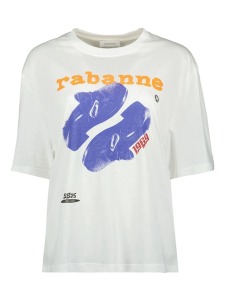  Rabanne Graphic-print T-shirt - White 