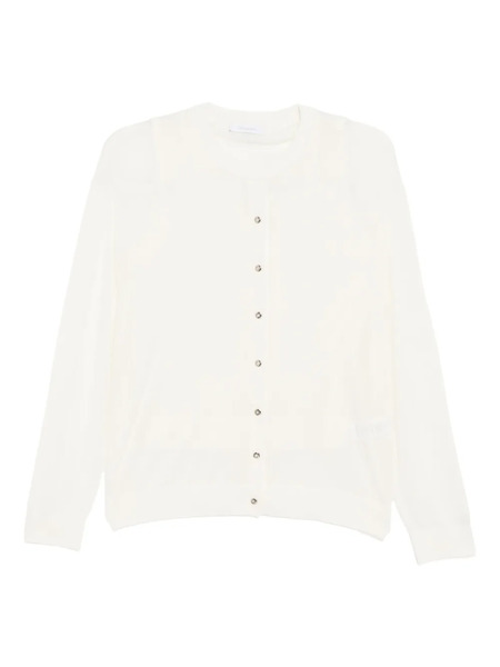  Rabanne Merino Cardigan - Neutrals 