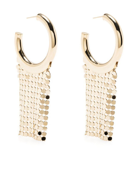  Rabanne Pixel Hoop Earrings - Gold 