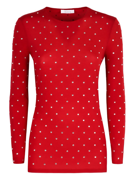  Rabanne Rhinestone-embellished Sweater - Red 