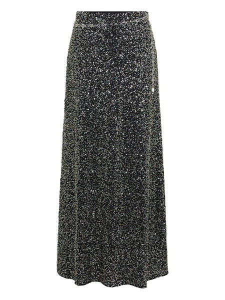 Rabanne Sequin-embellished Maxi Skirt - Black 