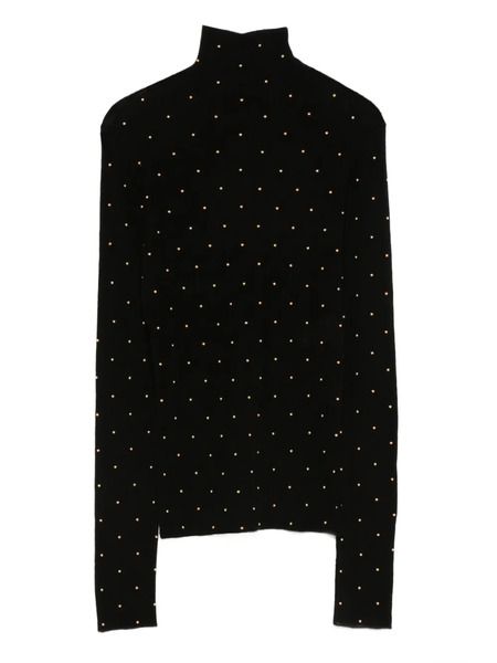  Rabanne Stud-embellished Jumper - Black 