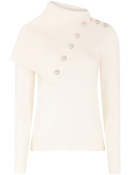  Rabanne Temporary Wool Jumper - White 