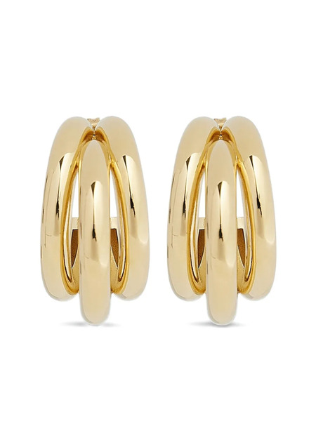  Rabanne Triple-hoop Earrings Set - Gold 