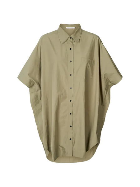  Rabens Saloner Berta Button-down Shirt Mini Dress - Green 