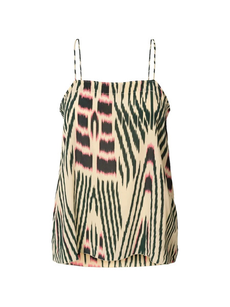  Rabens Saloner Karis Patterned Tank Top - Neutrals 
