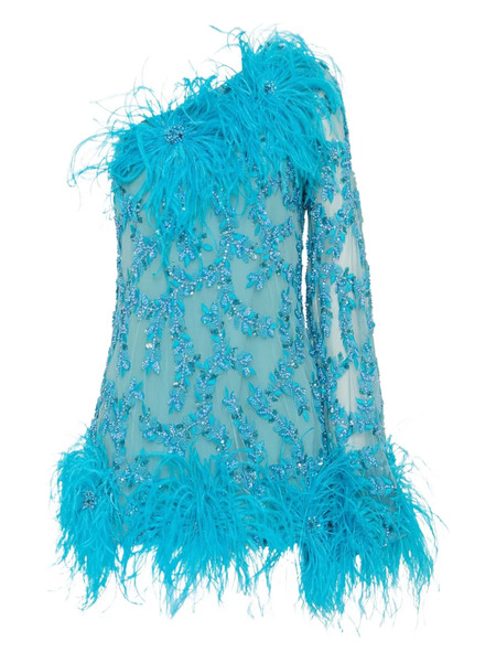  Rachel Gilbert Alby Mini Dress - Blue 