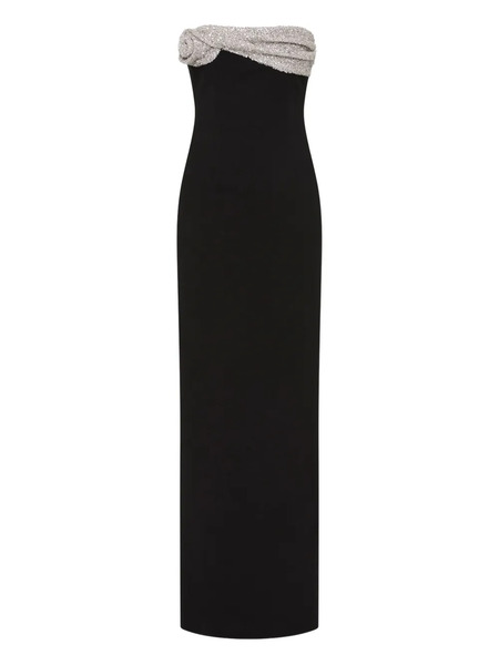  Rachel Gilbert Charlotte Sequin-embellished Strapless Gown - Black 