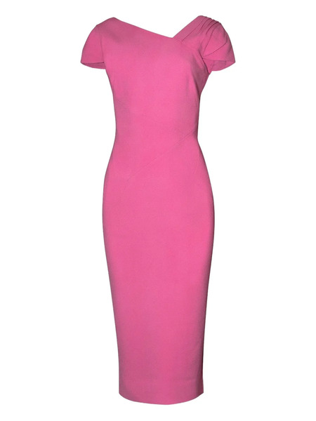  Rachel Gilbert Vera Midi Dress - Pink 