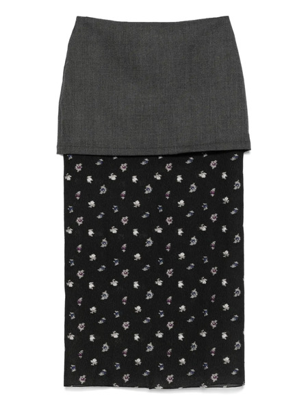  Racil Demi Layered Maxi Skirt - Black 